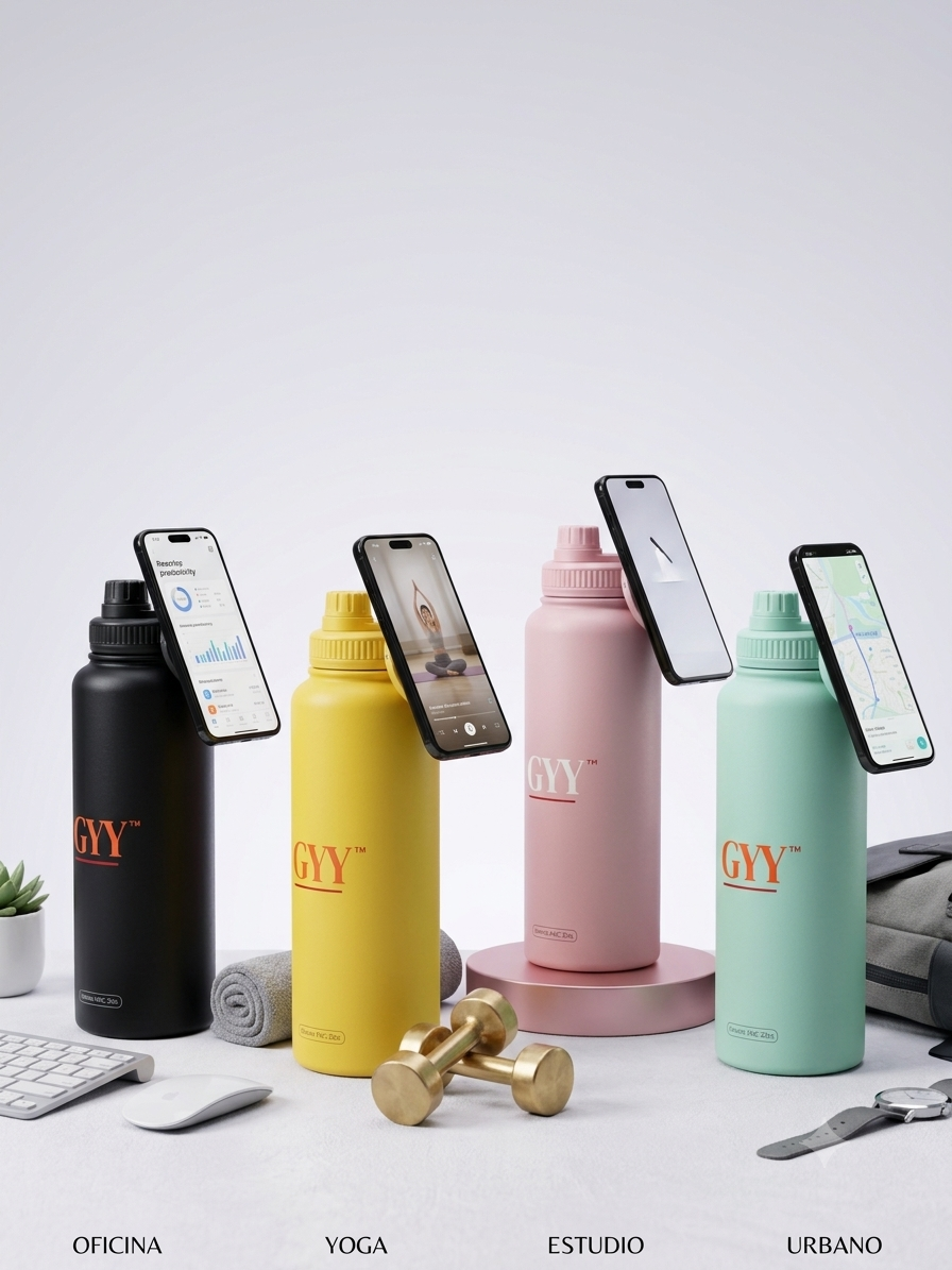 GYY Insulated Water Bottle — Double Wall Stainless Steel  | 4 Colors